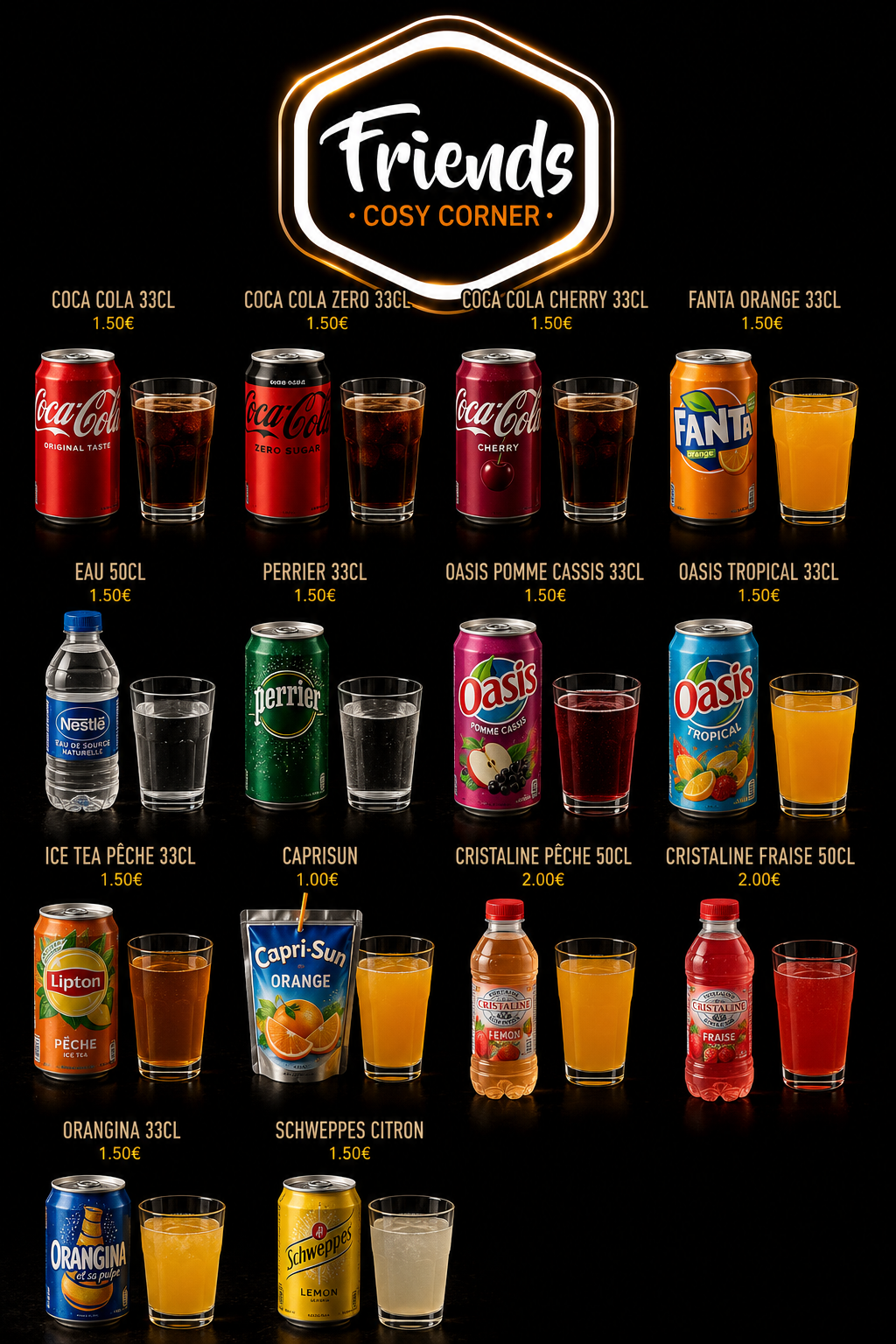 BOISSONS FRAÎCHES